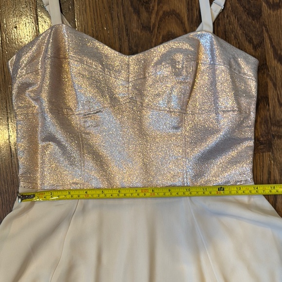 Express Rose Gold and Cream Mini Dress - Picture 11 of 11